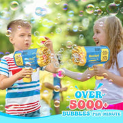 JONEG Toys for 3-8 Year Old Boys Girls: 2 Pack Bubble Machine for Kids