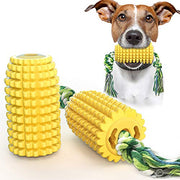 Carllg Dog Chew Toys for Aggressive Chewers, Indestructible Tough Durable Squeaky Interactive Dog Toys, Puppy Teeth Chew Corn Stick Toy for Small Meduium Large Breed