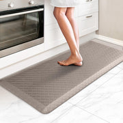 HappyTrends Floor Mat Cushioned Anti-Fatigue ,17.3"x28",Thick Waterproof Non-Slip Mats and Rugs Heavy Duty Ergonomic Comfort Rug for Kitchen,Floor,Office,Sink,Laundry,Black