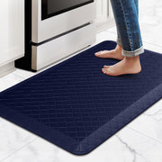 HappyTrends Floor Mat Cushioned Anti-Fatigue ,17.3"x28",Thick Waterproof Non-Slip Mats and Rugs Heavy Duty Ergonomic Comfort Rug for Kitchen,Floor,Office,Sink,Laundry,Black