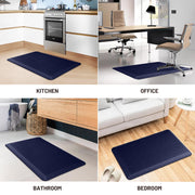 HappyTrends Floor Mat Cushioned Anti-Fatigue ,17.3"x28",Thick Waterproof Non-Slip Mats and Rugs Heavy Duty Ergonomic Comfort Rug for Kitchen,Floor,Office,Sink,Laundry,Black