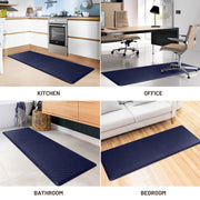 HappyTrends Floor Mat Cushioned Anti-Fatigue ,17.3"x28",Thick Waterproof Non-Slip Mats and Rugs Heavy Duty Ergonomic Comfort Rug for Kitchen,Floor,Office,Sink,Laundry,Black