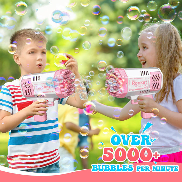 JONEG Toys for 3-8 Year Old Boys Girls: 2 Pack Bubble Machine for Kids