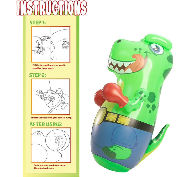 JOYIN Inflatable T-Rex Dinosaur Bopper 47 Inches